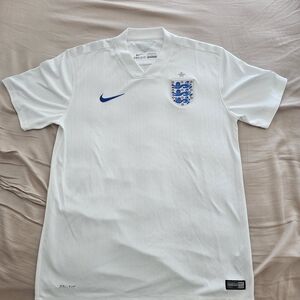 Nike Men's White England Soccer Jersey